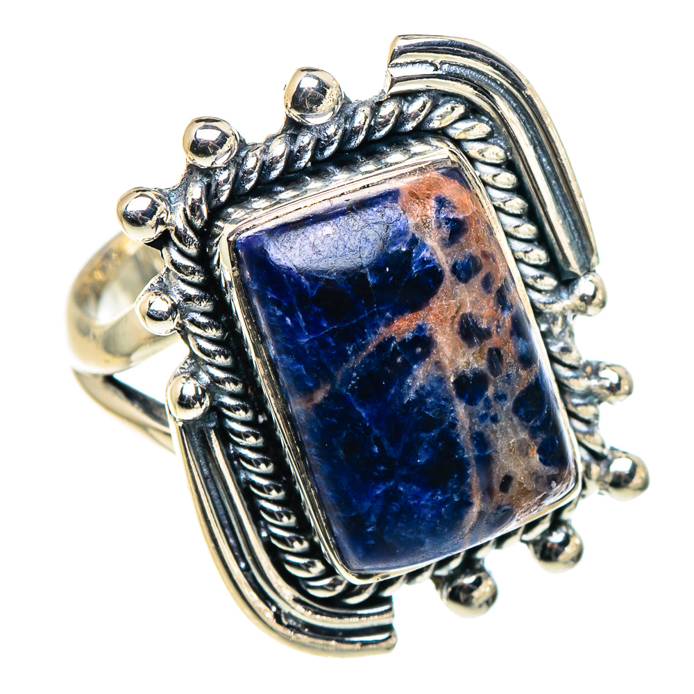 Sodalite Rings handcrafted by Ana Silver Co - RING94643