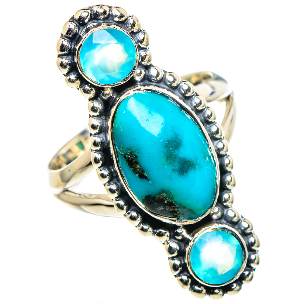 Chrysocolla Rings handcrafted by Ana Silver Co - RING94675