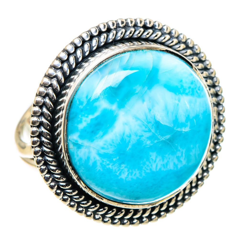 Larimar Rings handcrafted by Ana Silver Co - RING94703