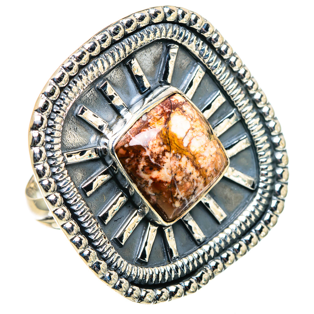 Wild Horse Jasper Rings handcrafted by Ana Silver Co - RING94734 - Photo 2