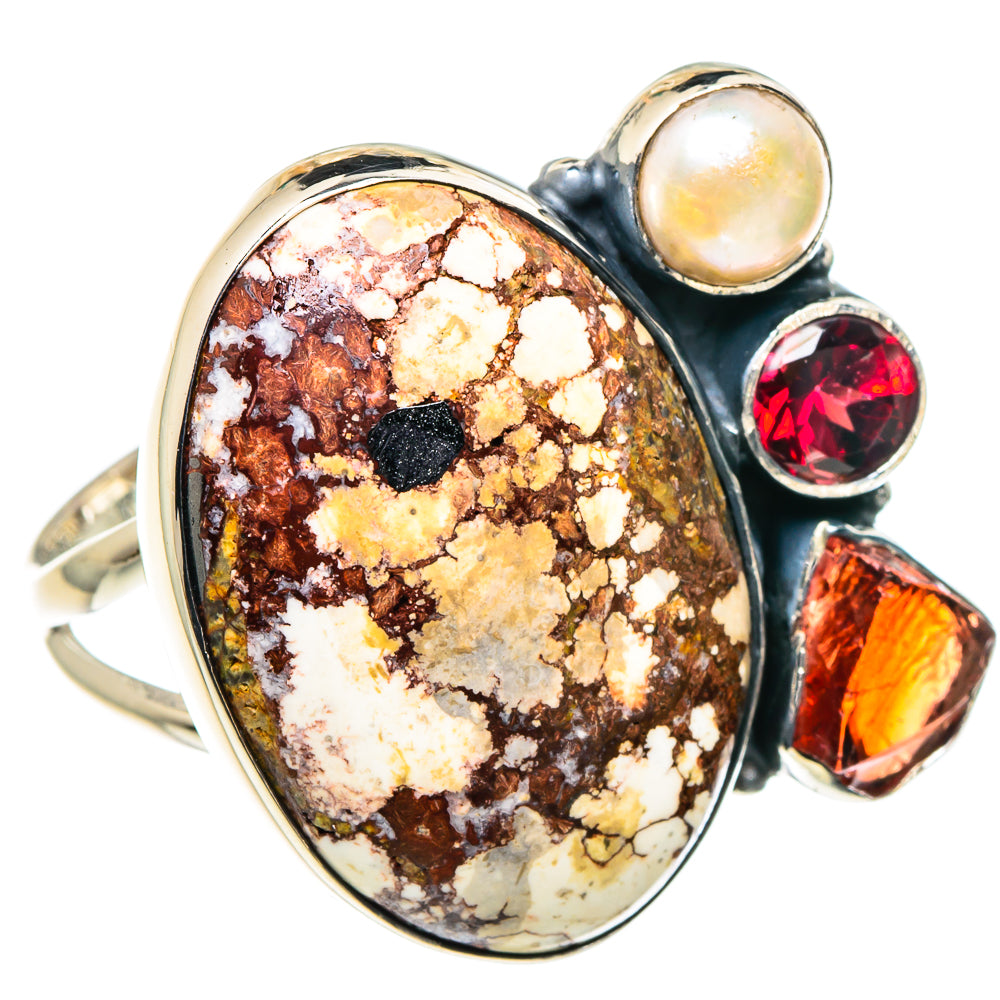 Wild Horse Jasper Rings handcrafted by Ana Silver Co - RING94791