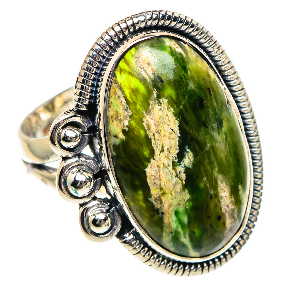 Peruvian Opal Rings handcrafted by Ana Silver Co - RING94872