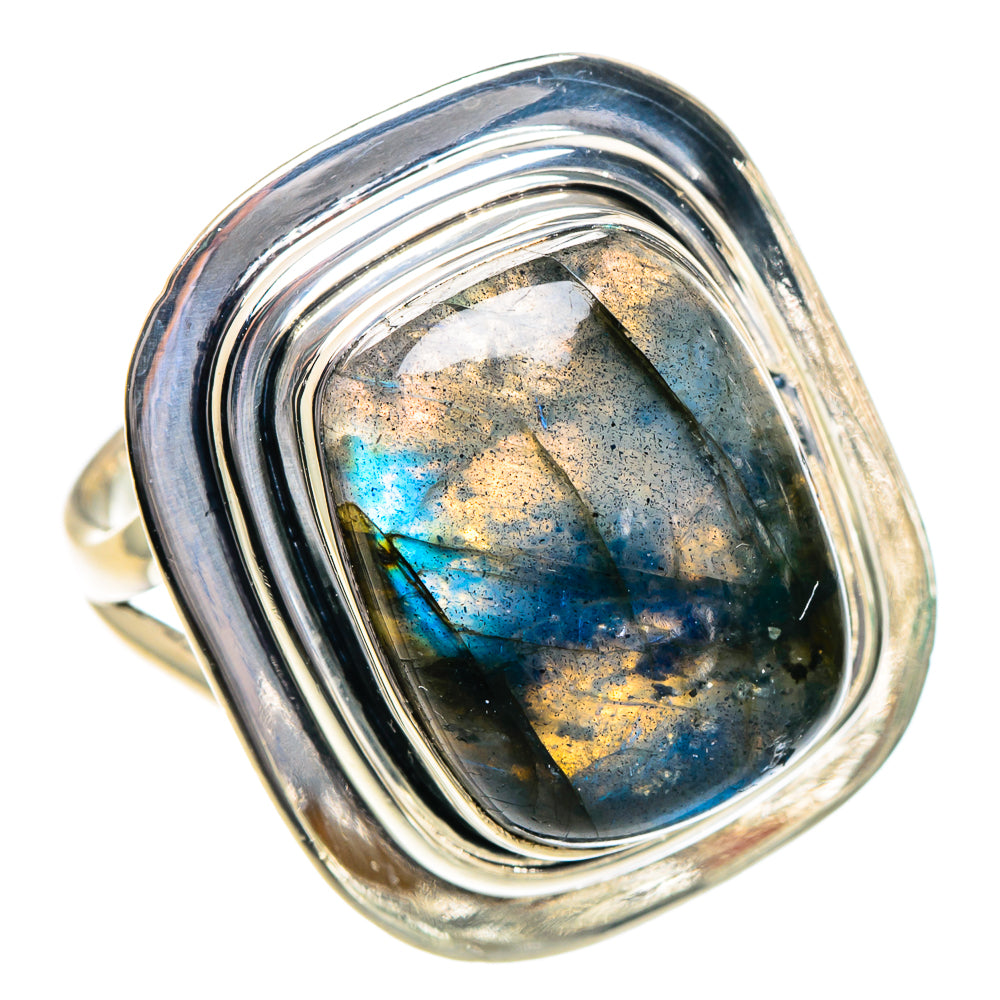 Labradorite Rings handcrafted by Ana Silver Co - RING94892