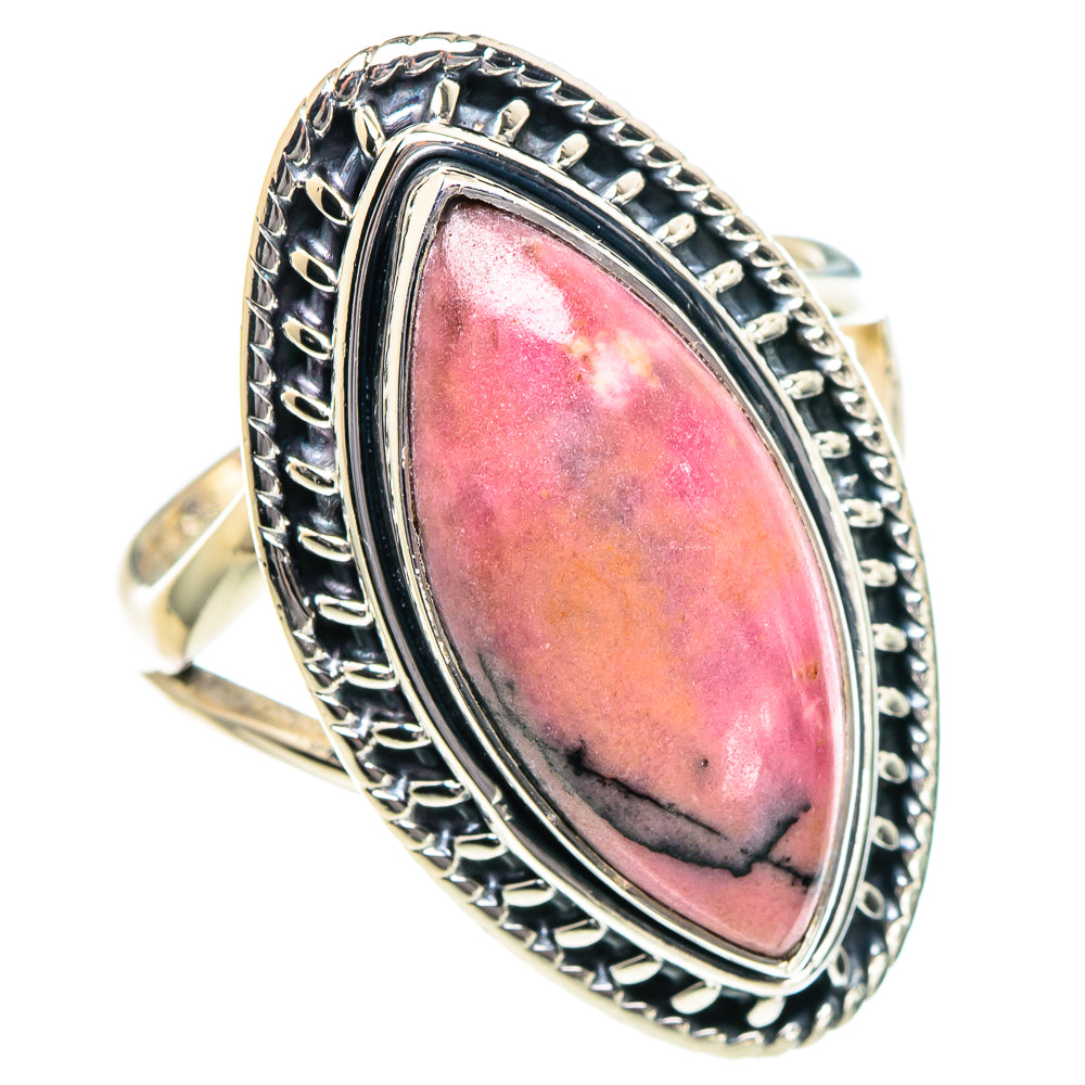 Rhodonite Rings handcrafted by Ana Silver Co - RING94905