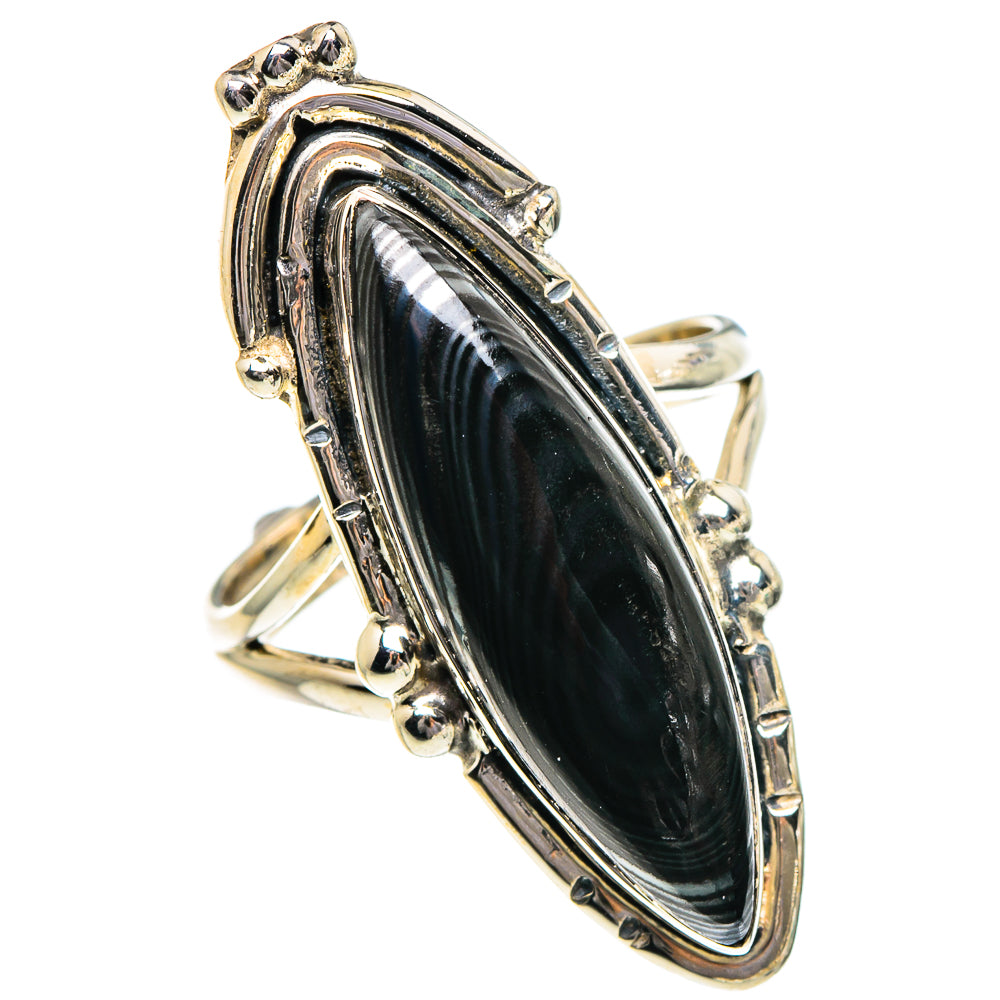 Psilomelane Rings handcrafted by Ana Silver Co - RING94933
