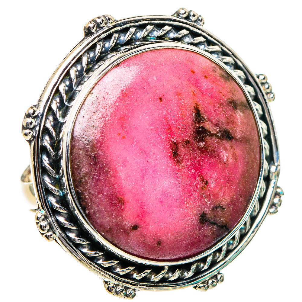 Rhodonite Rings handcrafted by Ana Silver Co - RING95054