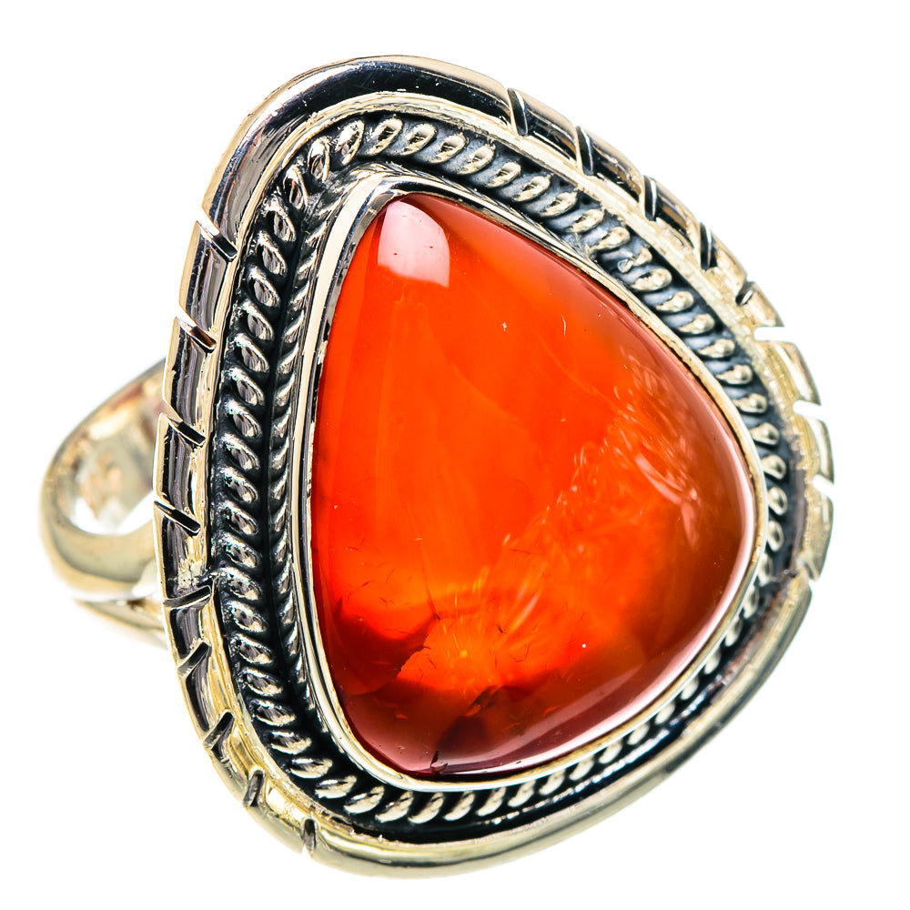 Carnelian Rings handcrafted by Ana Silver Co - RING95096