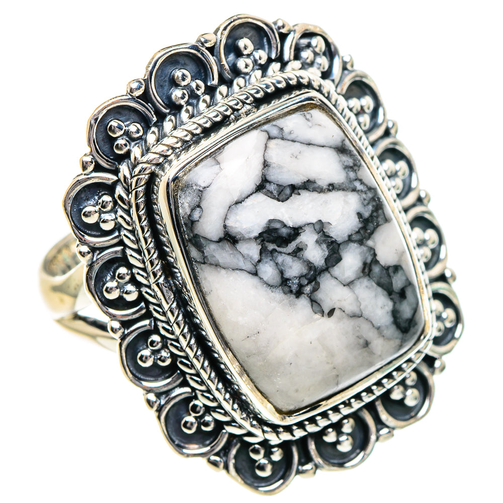 Pinolith Jasper Rings handcrafted by Ana Silver Co - RING95157 - Photo 2