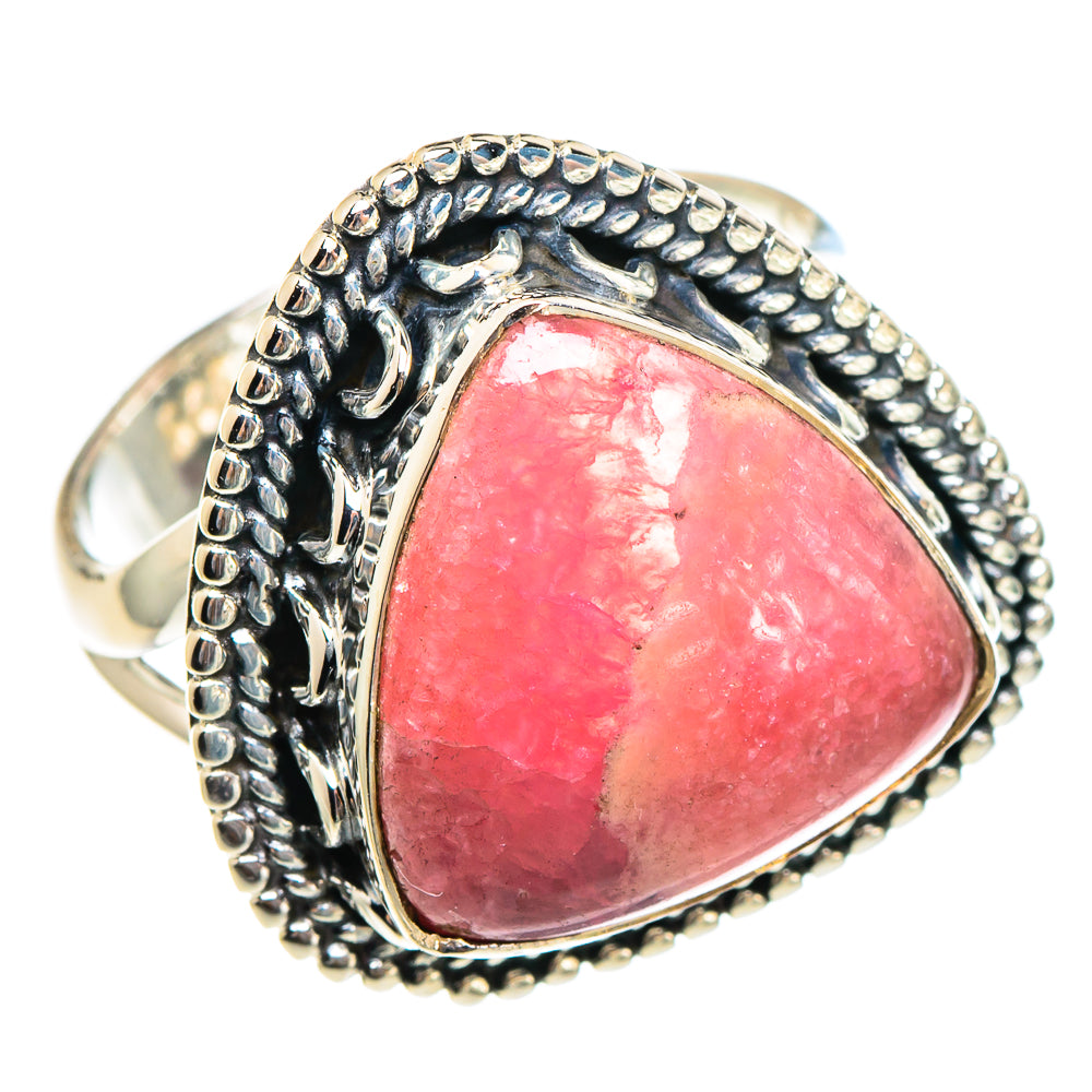 Rhodochrosite Rings handcrafted by Ana Silver Co - RING95195 - Photo 2