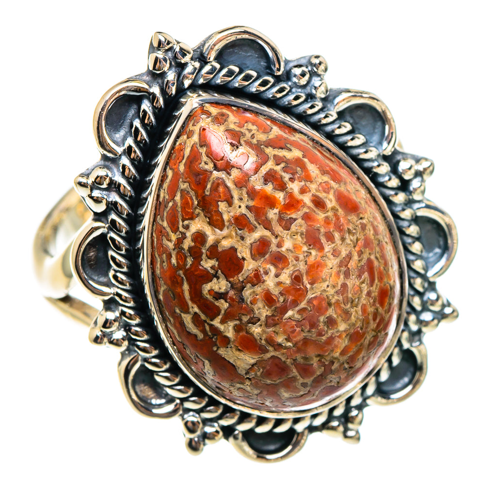 Dinosaur Bone Rings handcrafted by Ana Silver Co - RING95282