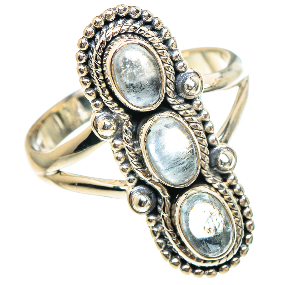 Aquamarine Rings handcrafted by Ana Silver Co - RING95290