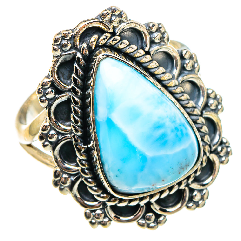Larimar Rings handcrafted by Ana Silver Co - RING95303