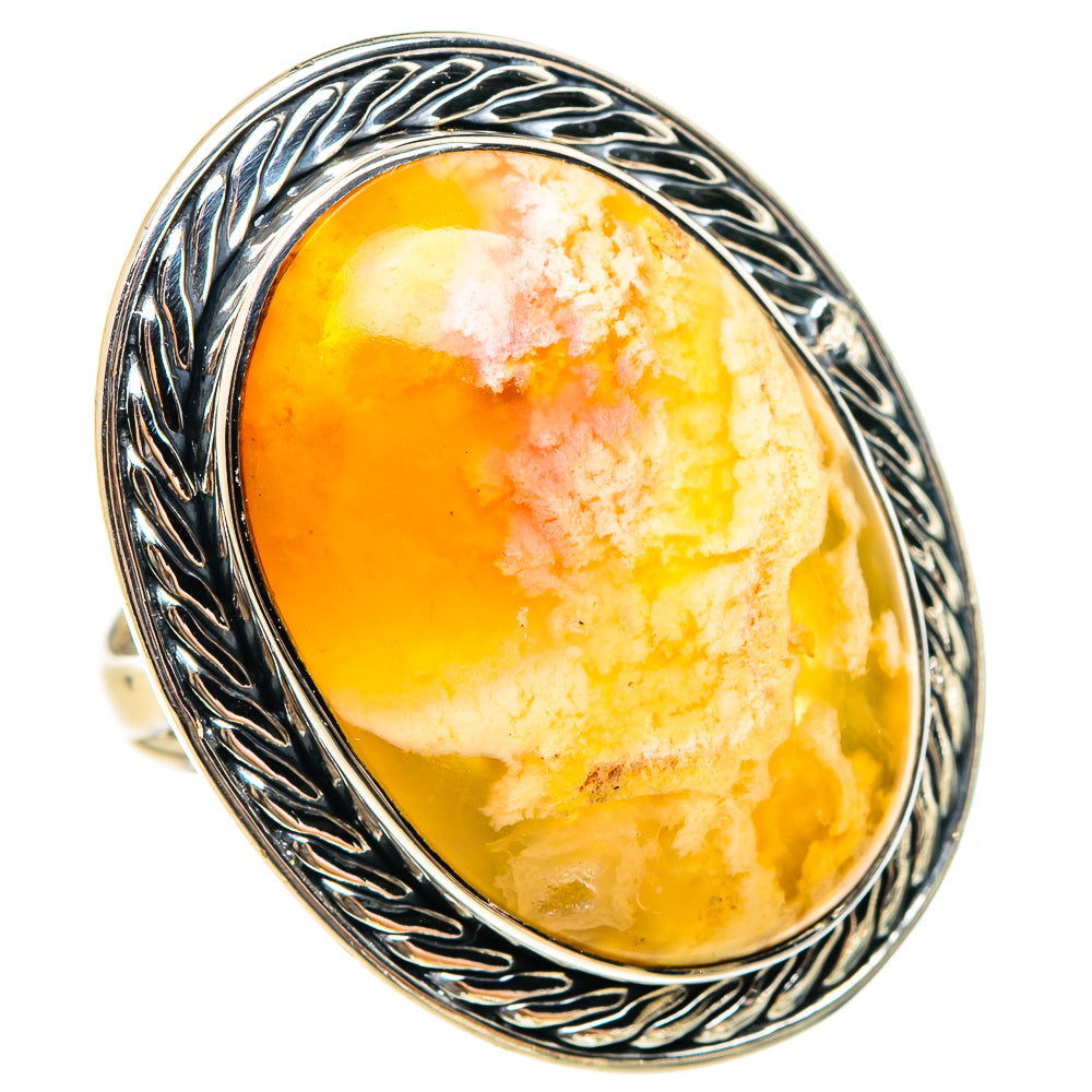 Plume Agate Rings handcrafted by Ana Silver Co - RING95374