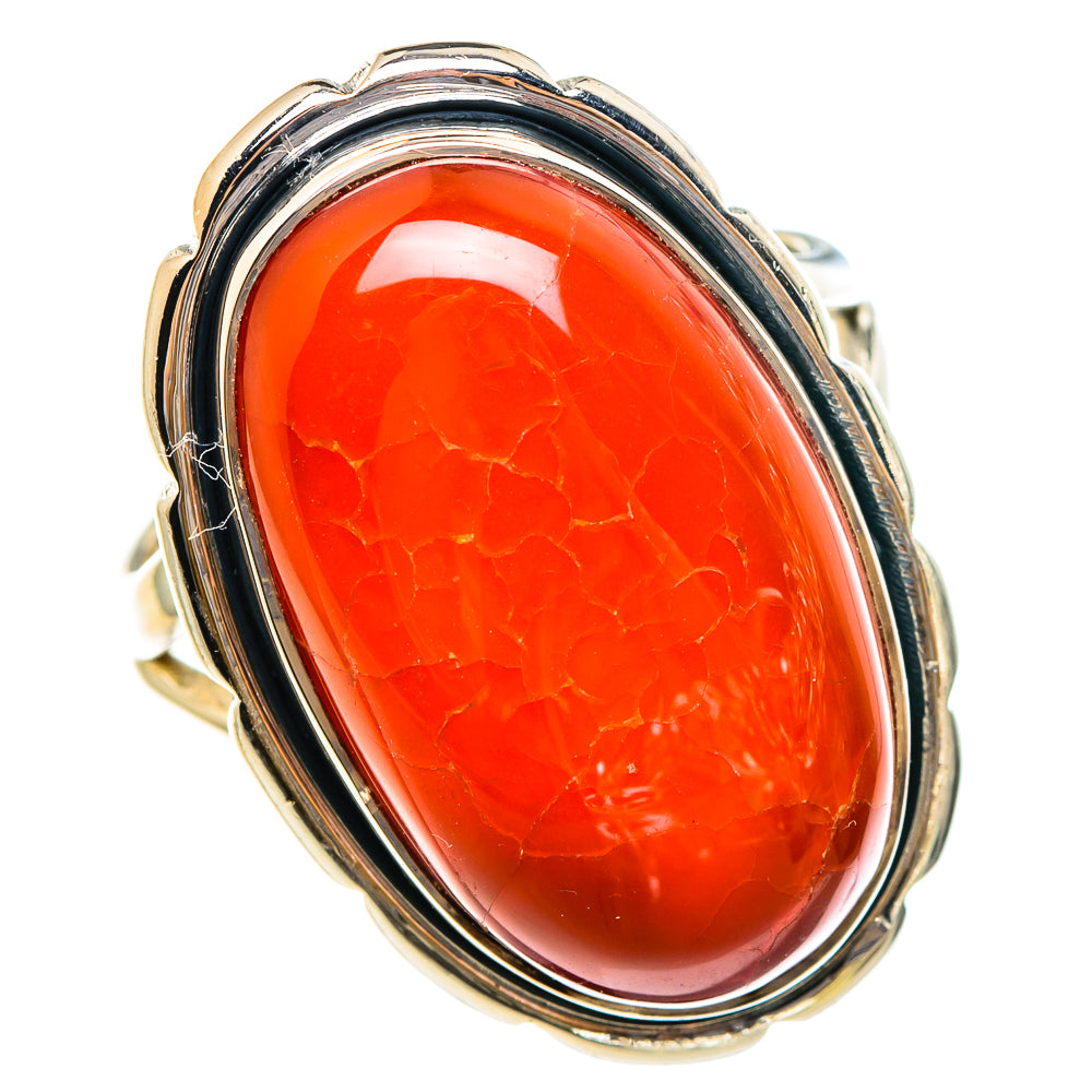 Carnelian Rings handcrafted by Ana Silver Co - RING95377