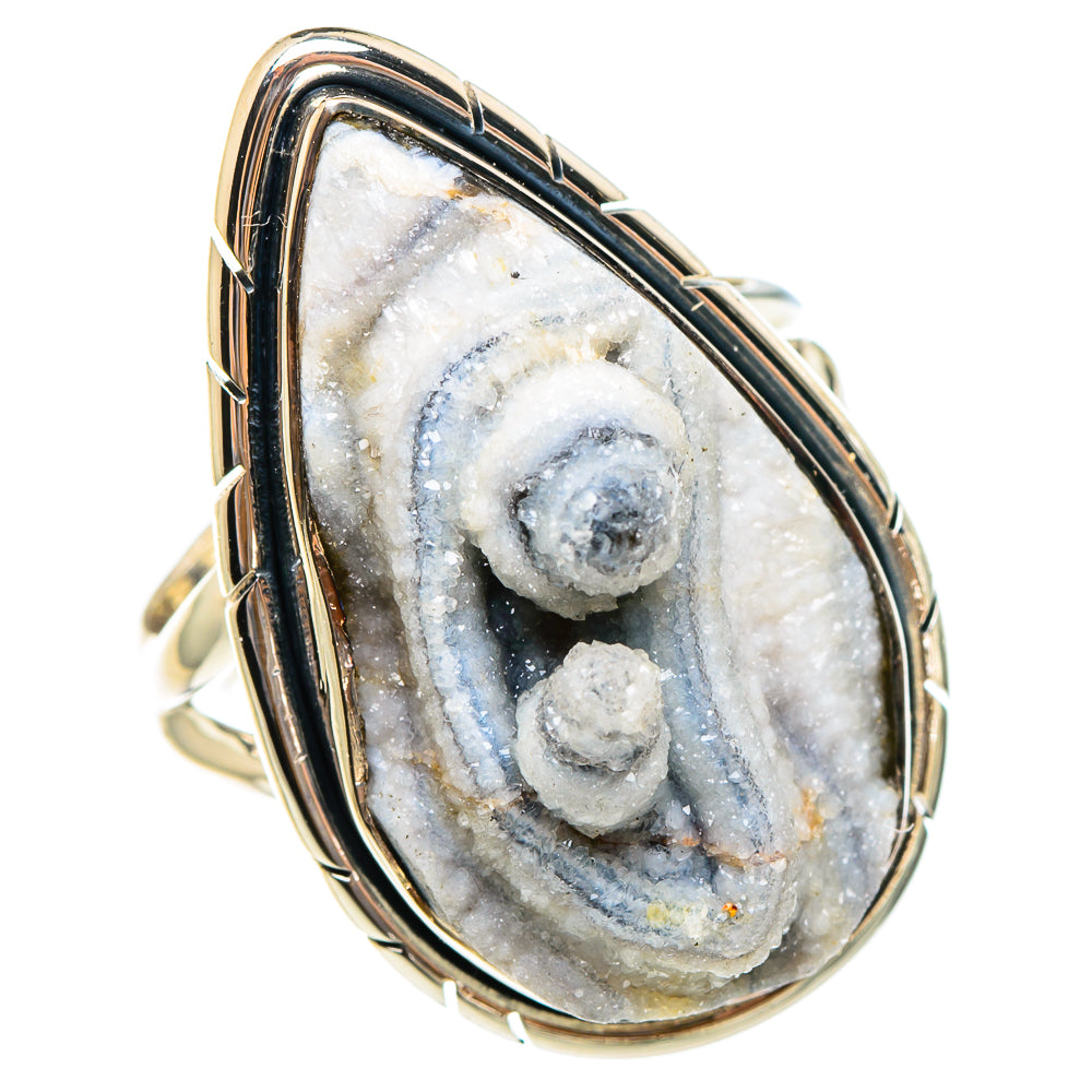 Desert Druzy Rings handcrafted by Ana Silver Co - RING95398