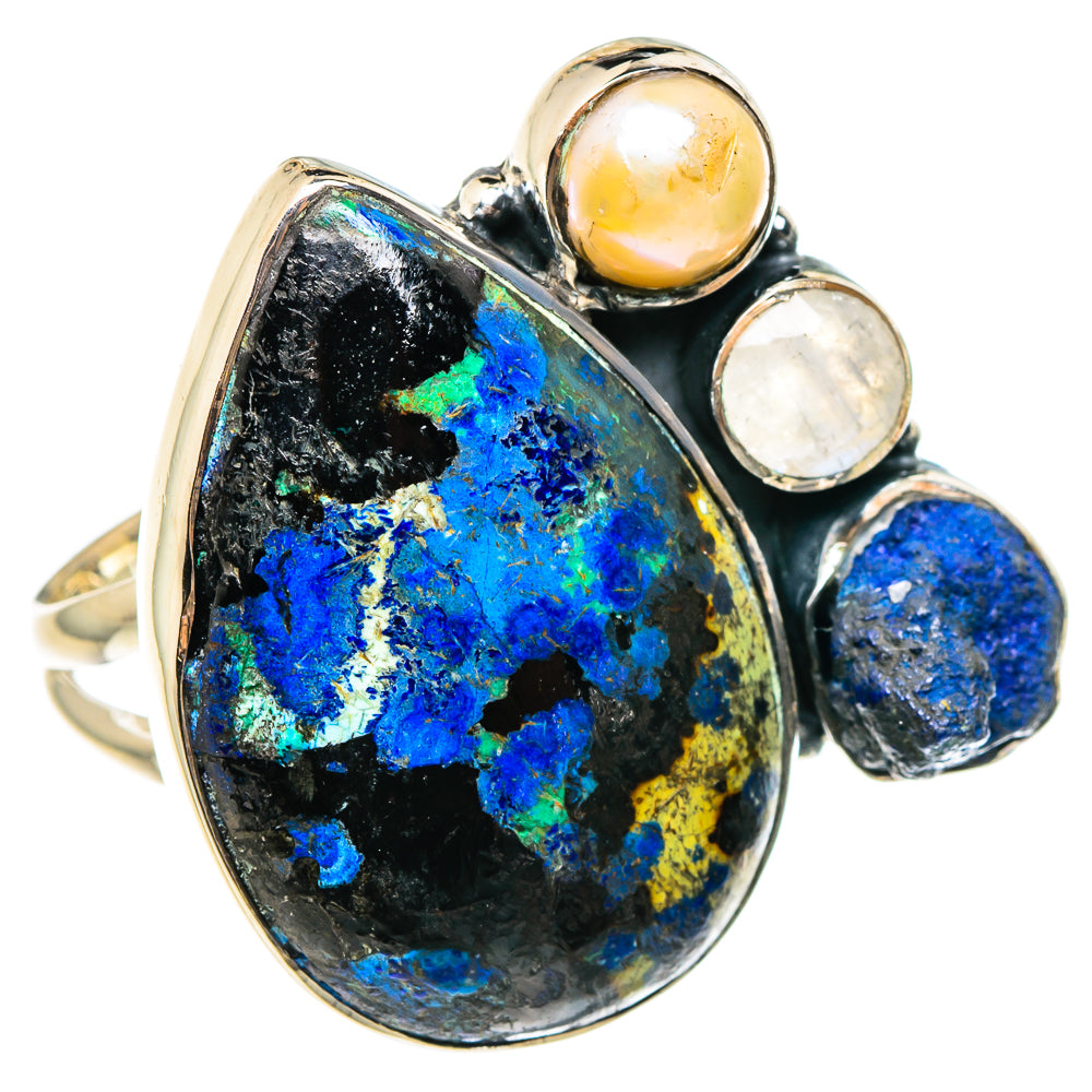 Azurite Rings handcrafted by Ana Silver Co - RING95459