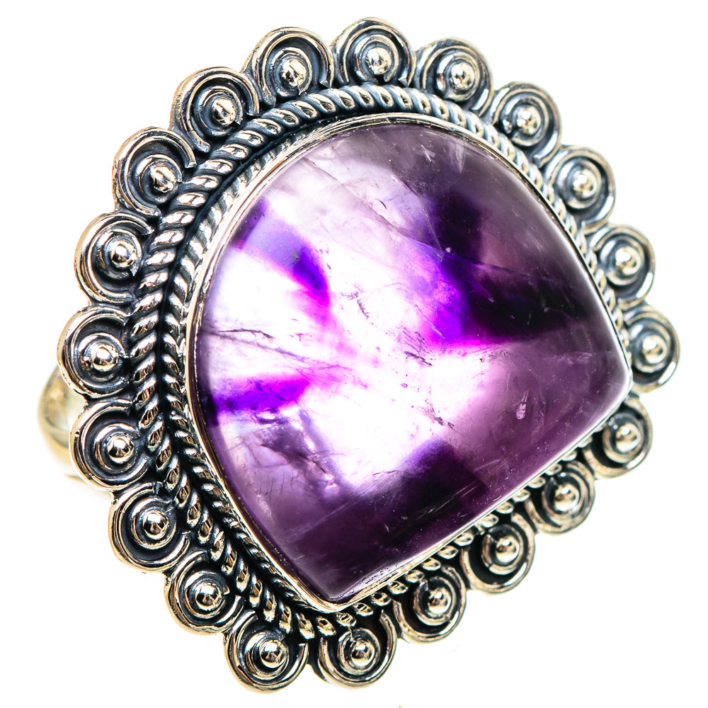 Star Amethyst Rings handcrafted by Ana Silver Co - RING95487