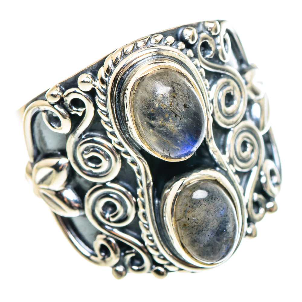 Labradorite Rings handcrafted by Ana Silver Co - RING95556