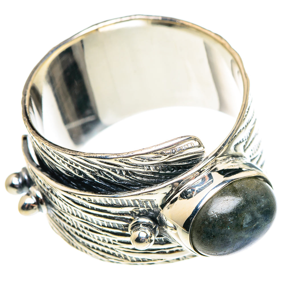 Labradorite Rings handcrafted by Ana Silver Co - RING95598