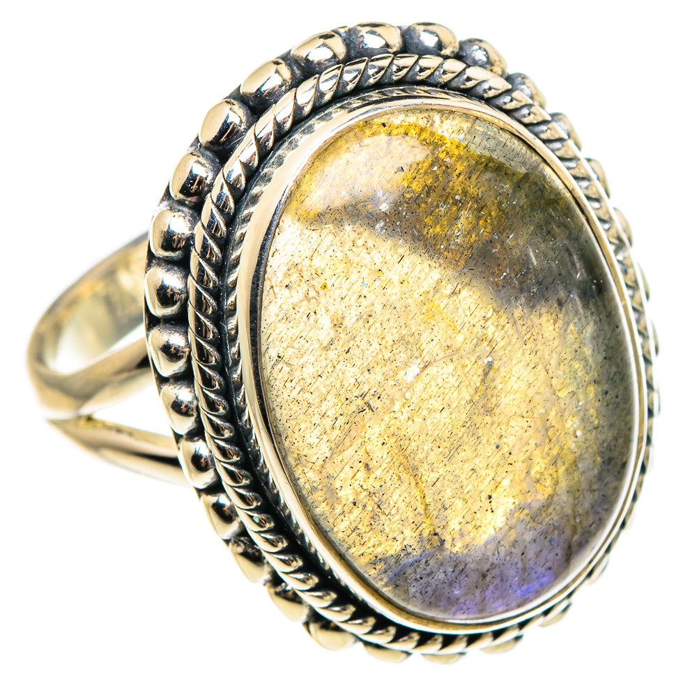 Labradorite Rings handcrafted by Ana Silver Co - RING95628