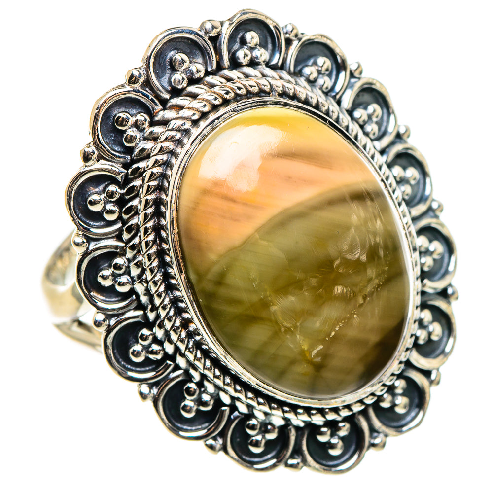 Willow Creek Jasper Rings handcrafted by Ana Silver Co - RING95640 - Photo 2