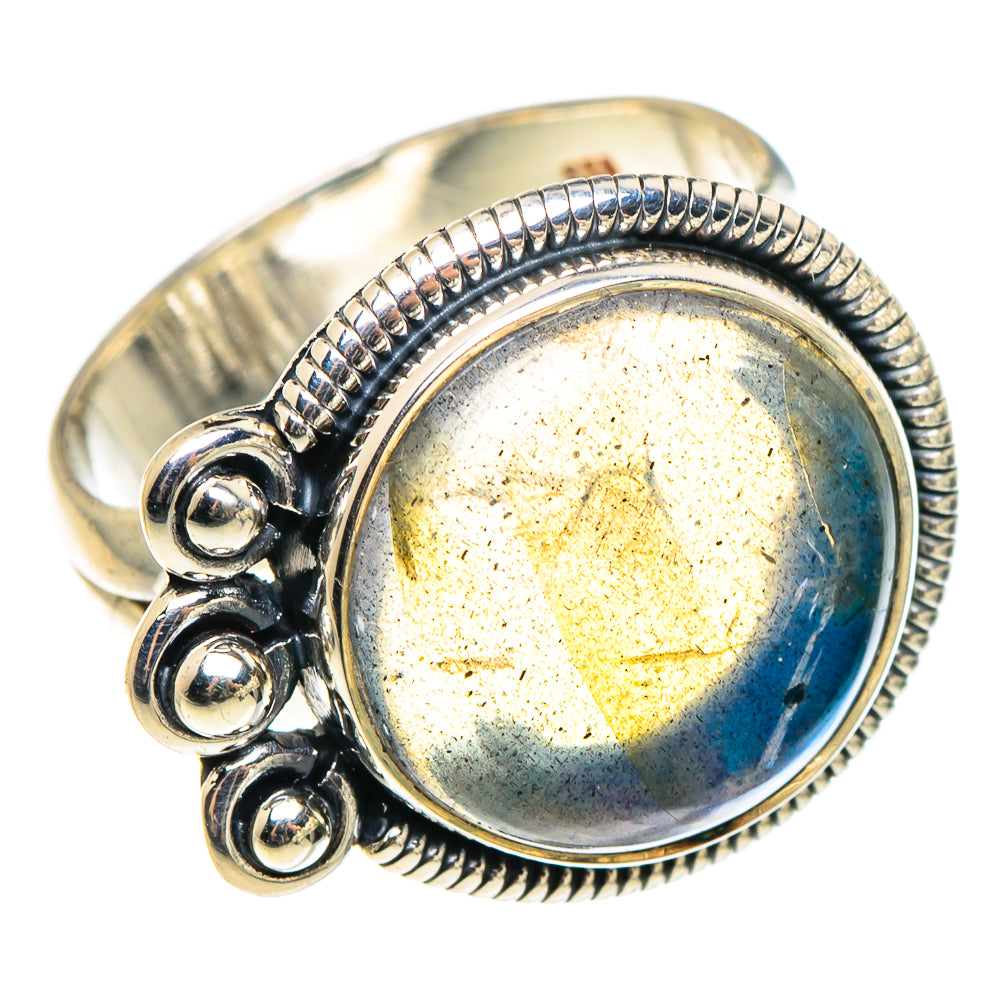 Labradorite Rings handcrafted by Ana Silver Co - RING95650