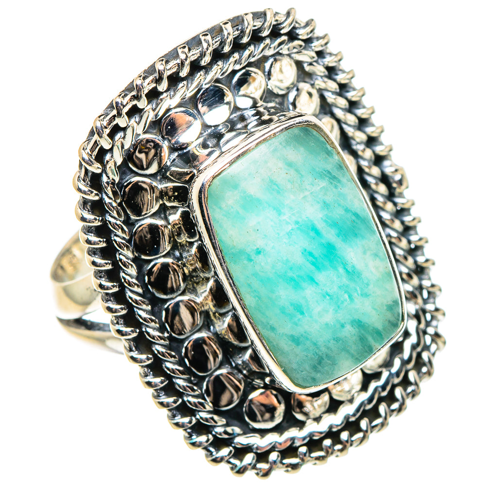Amazonite Rings handcrafted by Ana Silver Co - RING95704