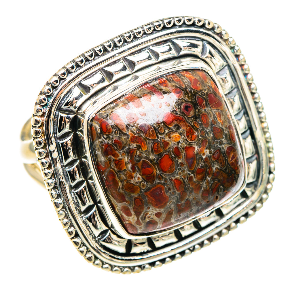 Dinosaur Bone Rings handcrafted by Ana Silver Co - RING95711