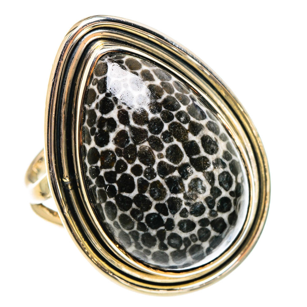 Stingray Coral Rings handcrafted by Ana Silver Co - RING95779