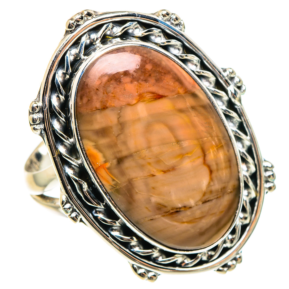Imperial Jasper Rings handcrafted by Ana Silver Co - RING95812 - Photo 2