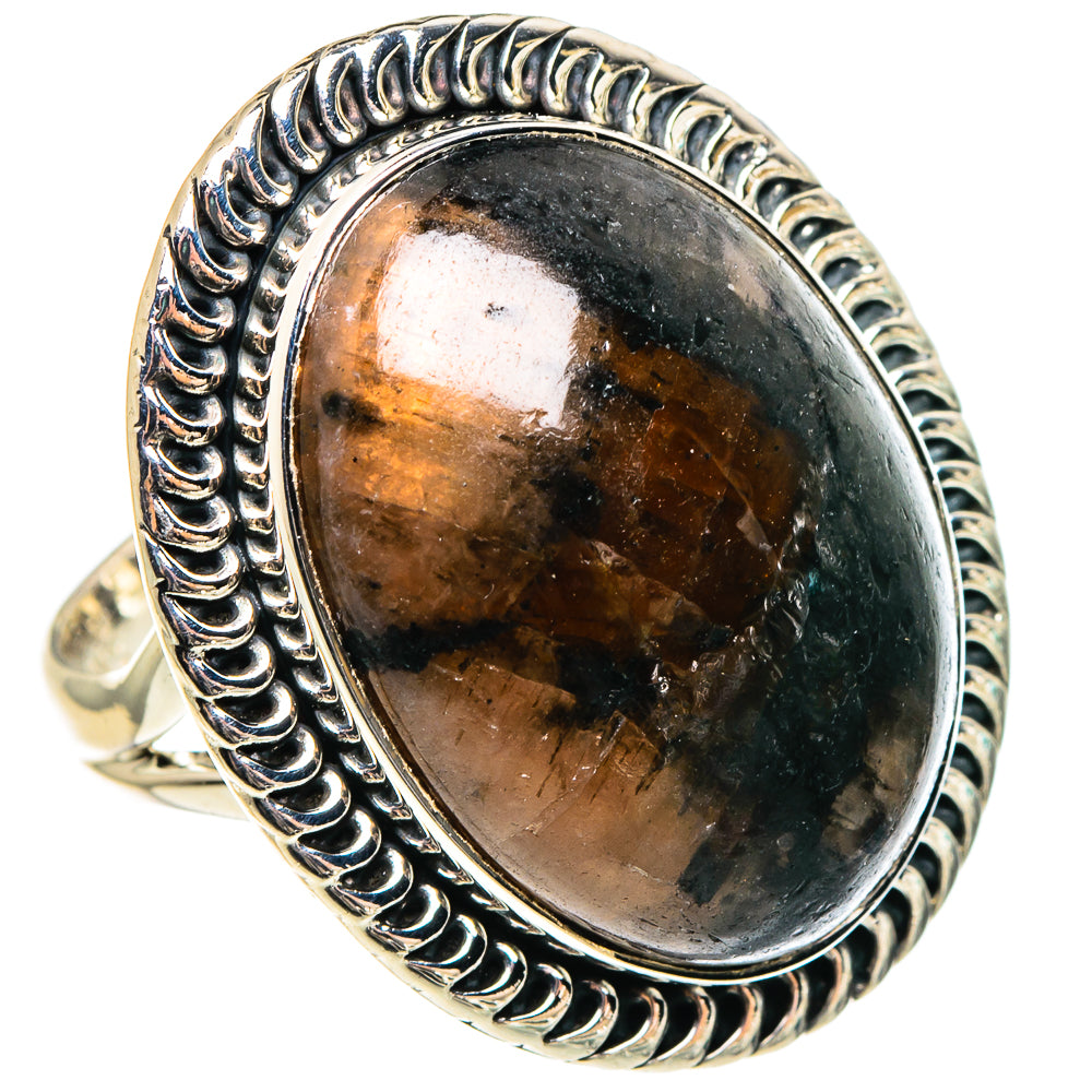 Chiastolite Rings handcrafted by Ana Silver Co - RING95818 - Photo 2
