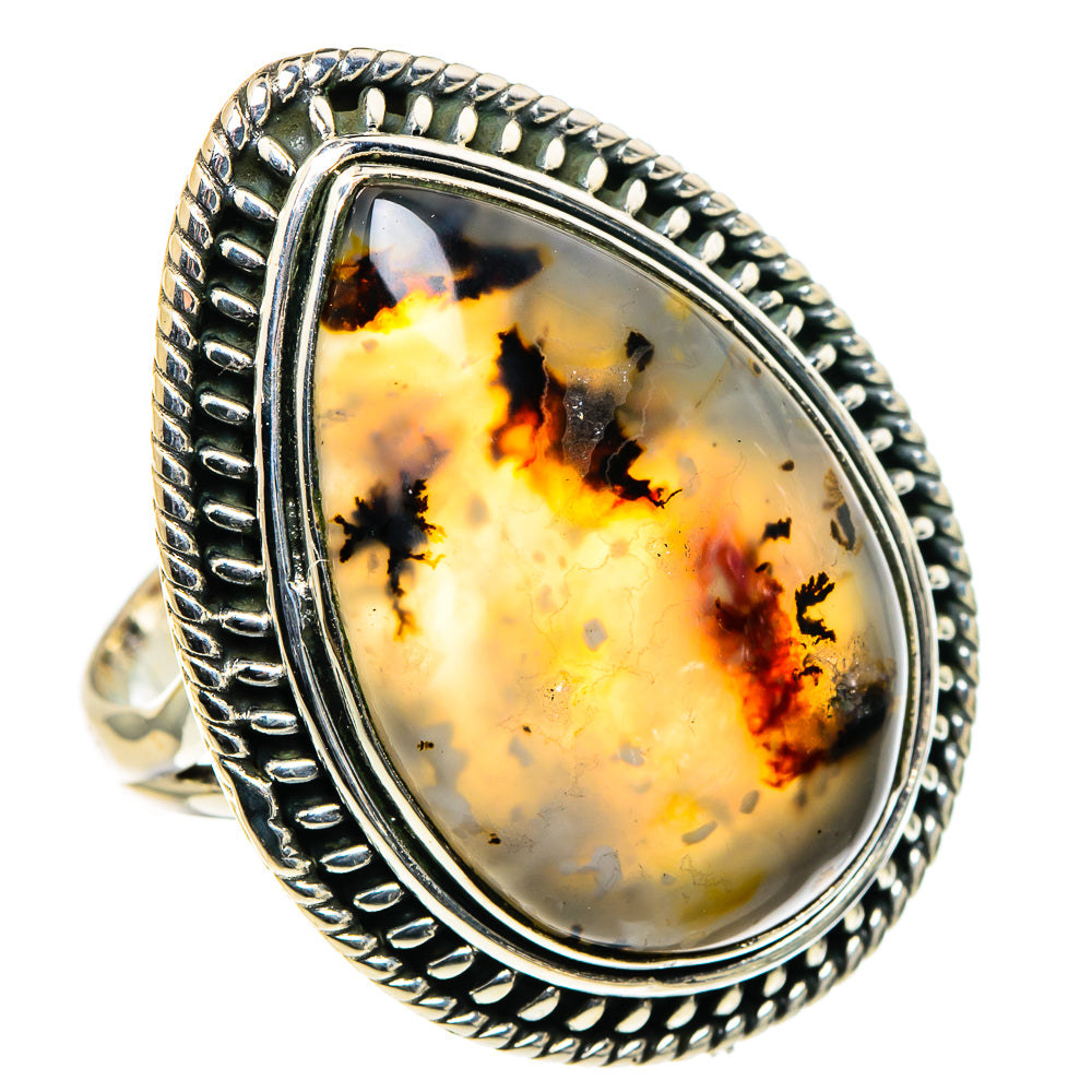 Montana Agate Rings handcrafted by Ana Silver Co - RING95980 - Photo 2