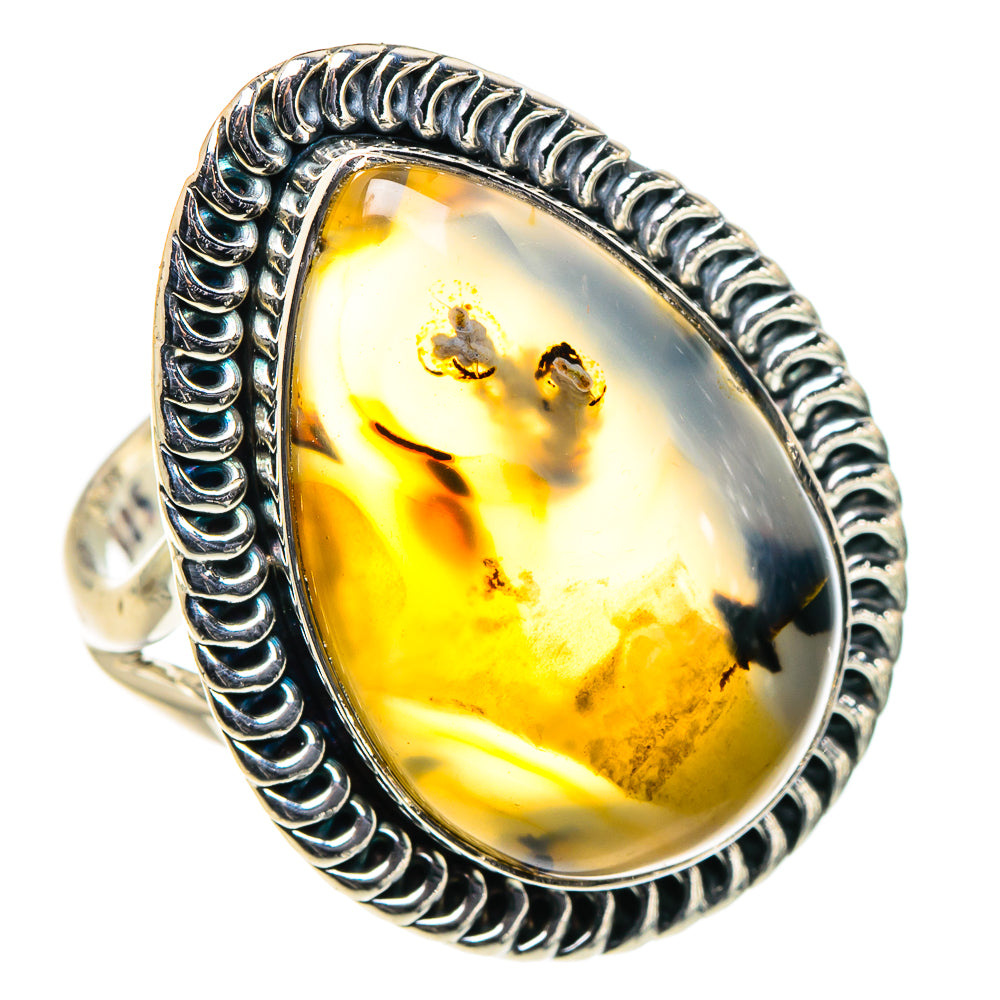 Montana Agate Rings handcrafted by Ana Silver Co - RING96006 - Photo 2