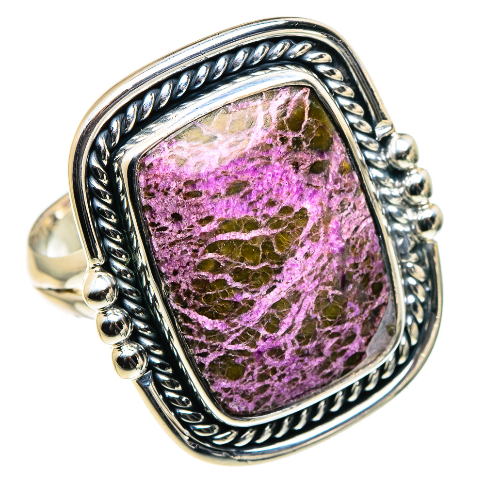 Stichtite Rings handcrafted by Ana Silver Co - RING96018 - Photo 2