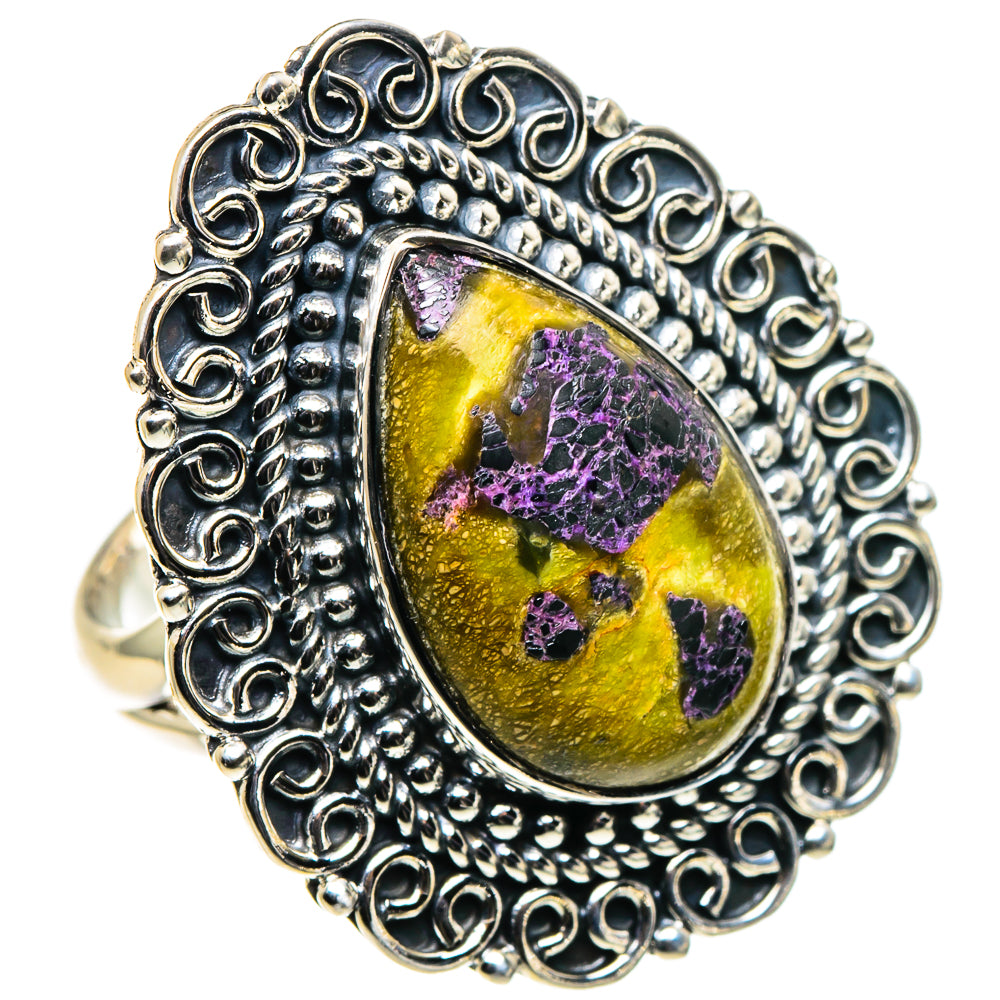 Atlantisite Rings handcrafted by Ana Silver Co - RING96108 - Photo 2