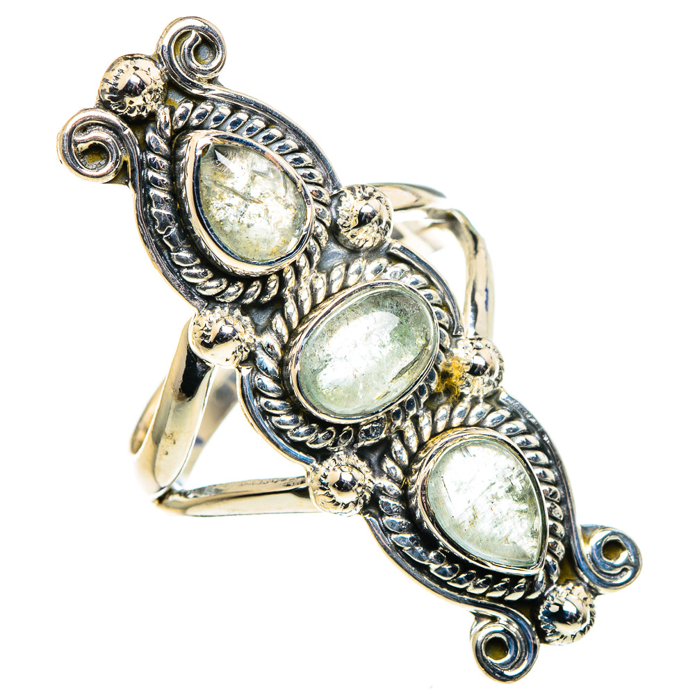Aquamarine Rings handcrafted by Ana Silver Co - RING96111