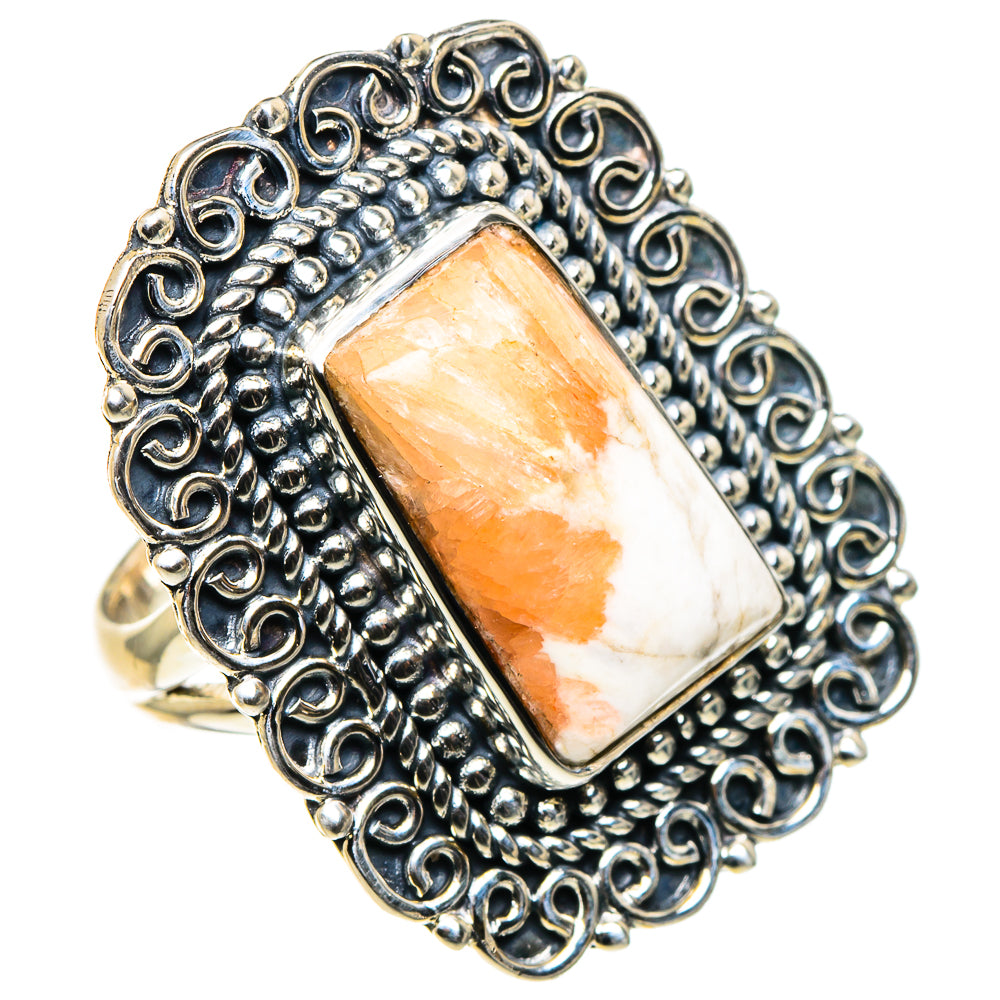 Scolecite Rings handcrafted by Ana Silver Co - RING96128 - Photo 2