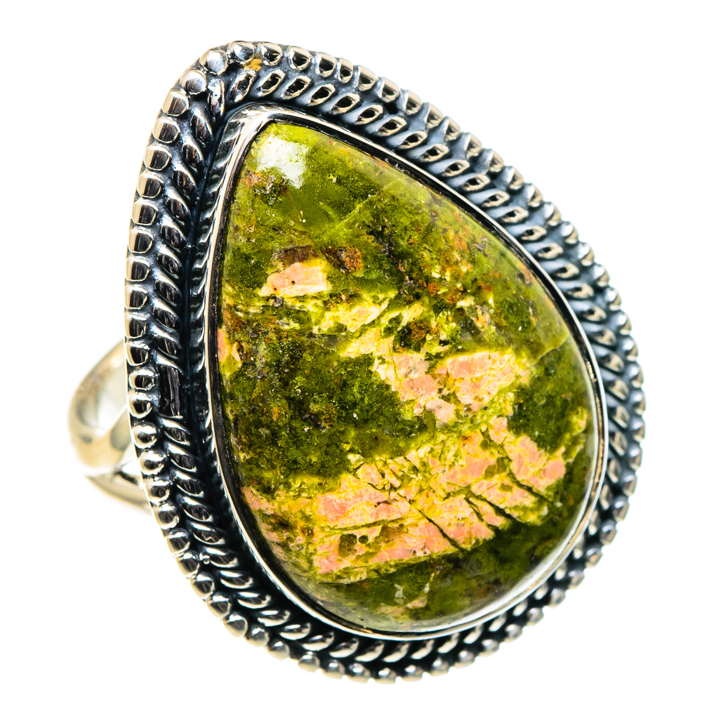 Unakite Rings handcrafted by Ana Silver Co - RING96150 - Photo 2