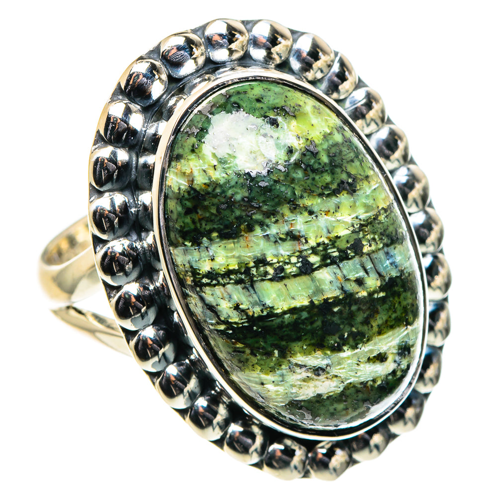 Lizard Jasper Rings handcrafted by Ana Silver Co - RING96190