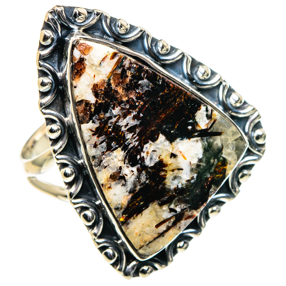 Astrophyllite Rings handcrafted by Ana Silver Co - RING96200 - Photo 2