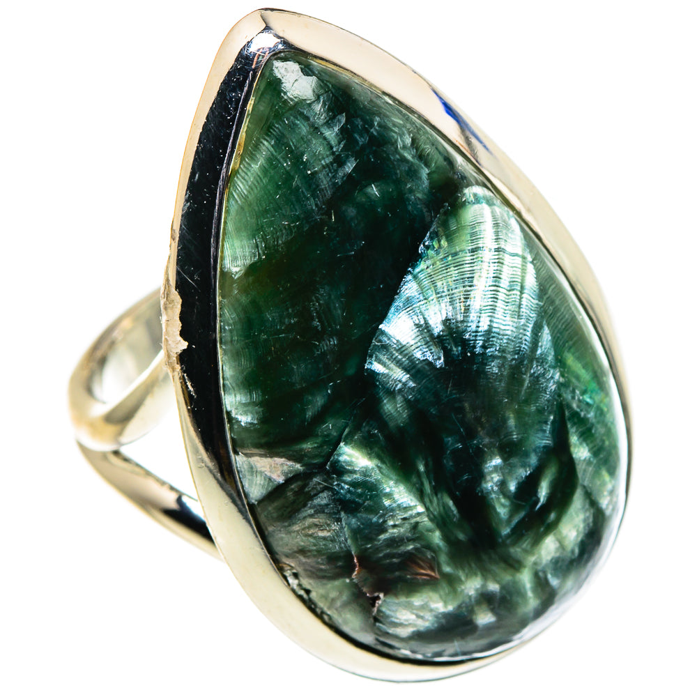 Seraphinite Rings handcrafted by Ana Silver Co - RING96219