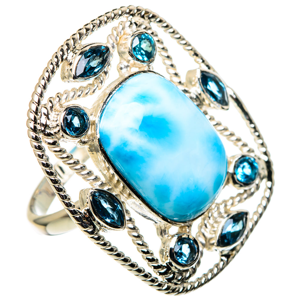 Labradorite Rings handcrafted by Ana Silver Co - RING96327