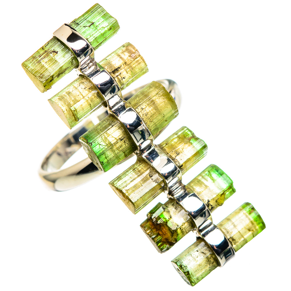 Labradorite, Peridot Rings handcrafted by Ana Silver Co - RING96339
