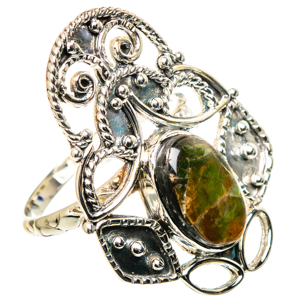 Watermelon Tourmaline Rings handcrafted by Ana Silver Co - RING96420
