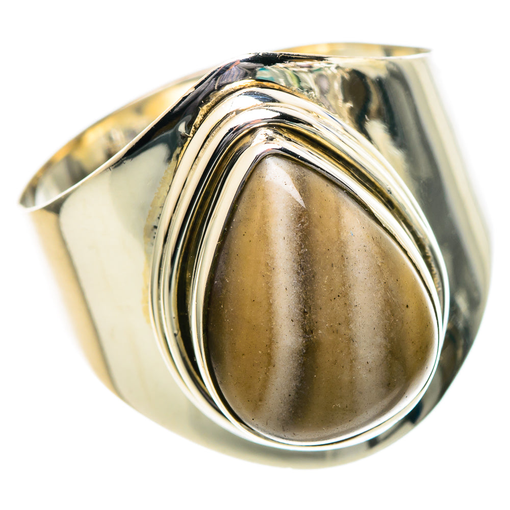 Striped Flint Rings handcrafted by Ana Silver Co - RING96507