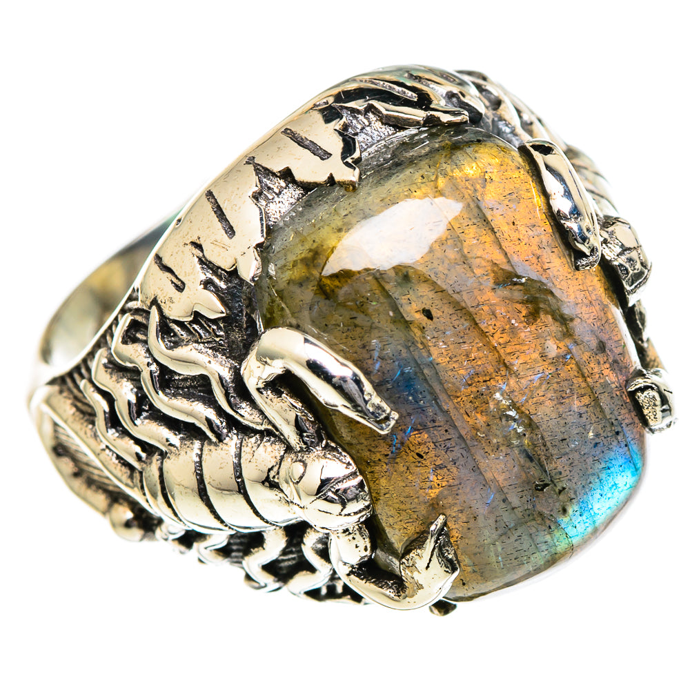 Labradorite Rings handcrafted by Ana Silver Co - RING96606