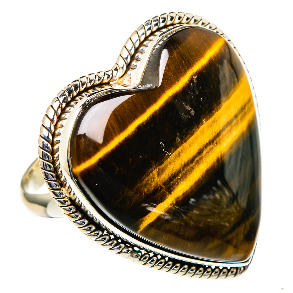 Tiger Eye Rings handcrafted by Ana Silver Co - RING96623