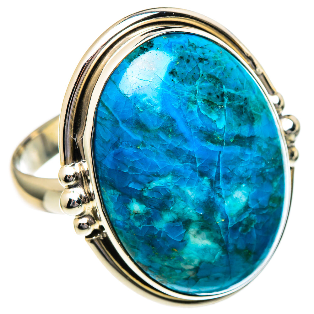 Chrysocolla Rings handcrafted by Ana Silver Co - RING96642