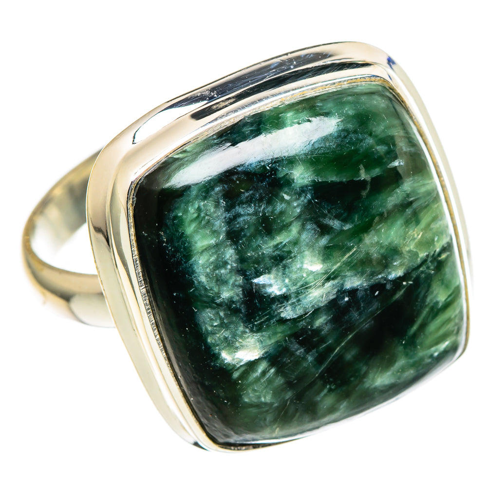 Seraphinite Rings handcrafted by Ana Silver Co - RING96648 - Photo 2