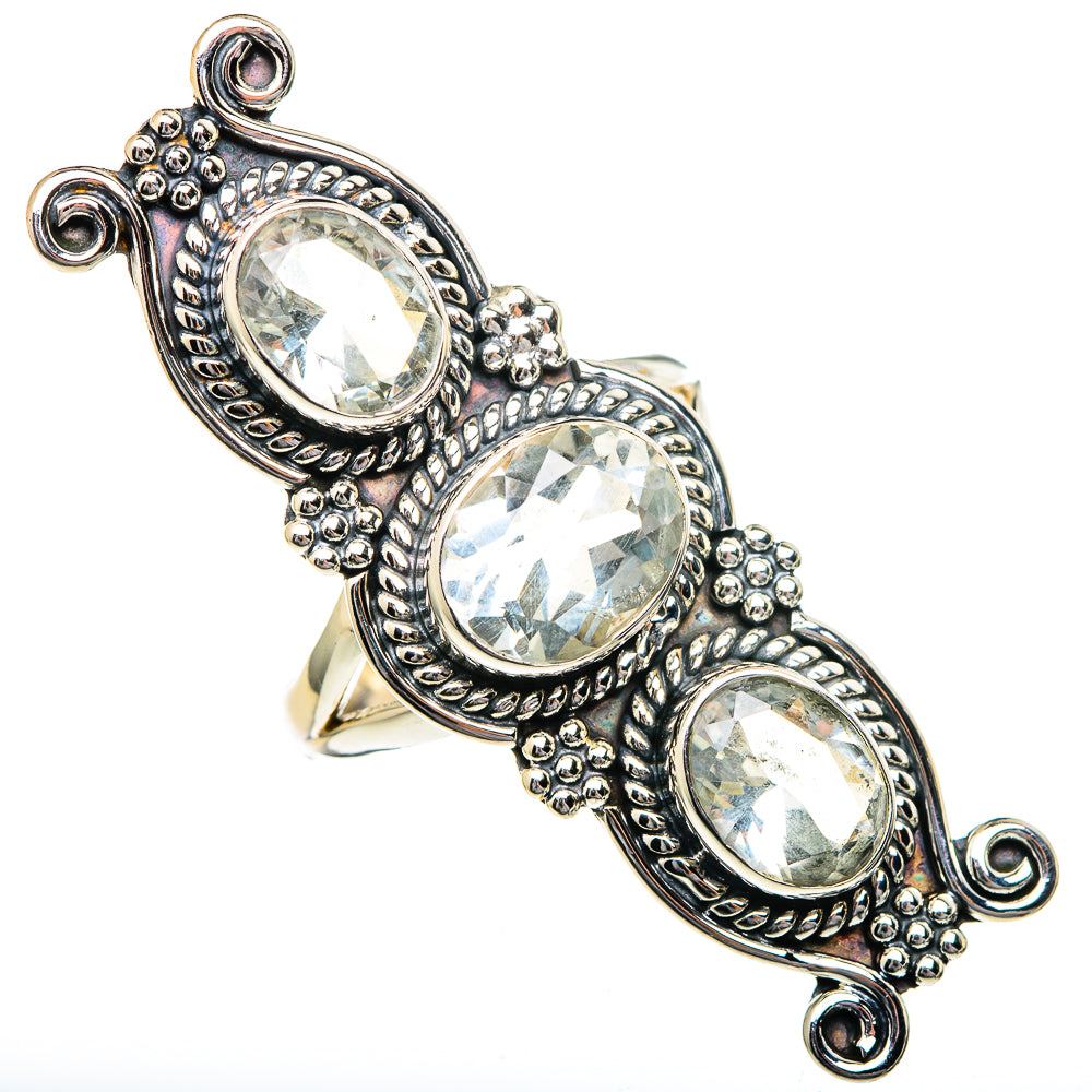 Green Amethyst Rings handcrafted by Ana Silver Co - RING96649 - Photo 2